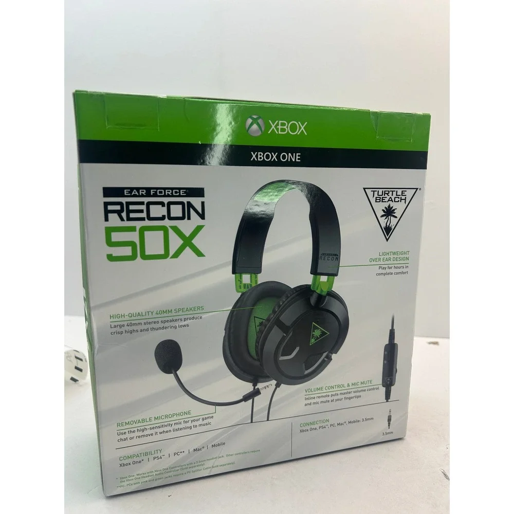 Turtle Beach Ear Force Recon 50X Gaming Headset OS Black Green
